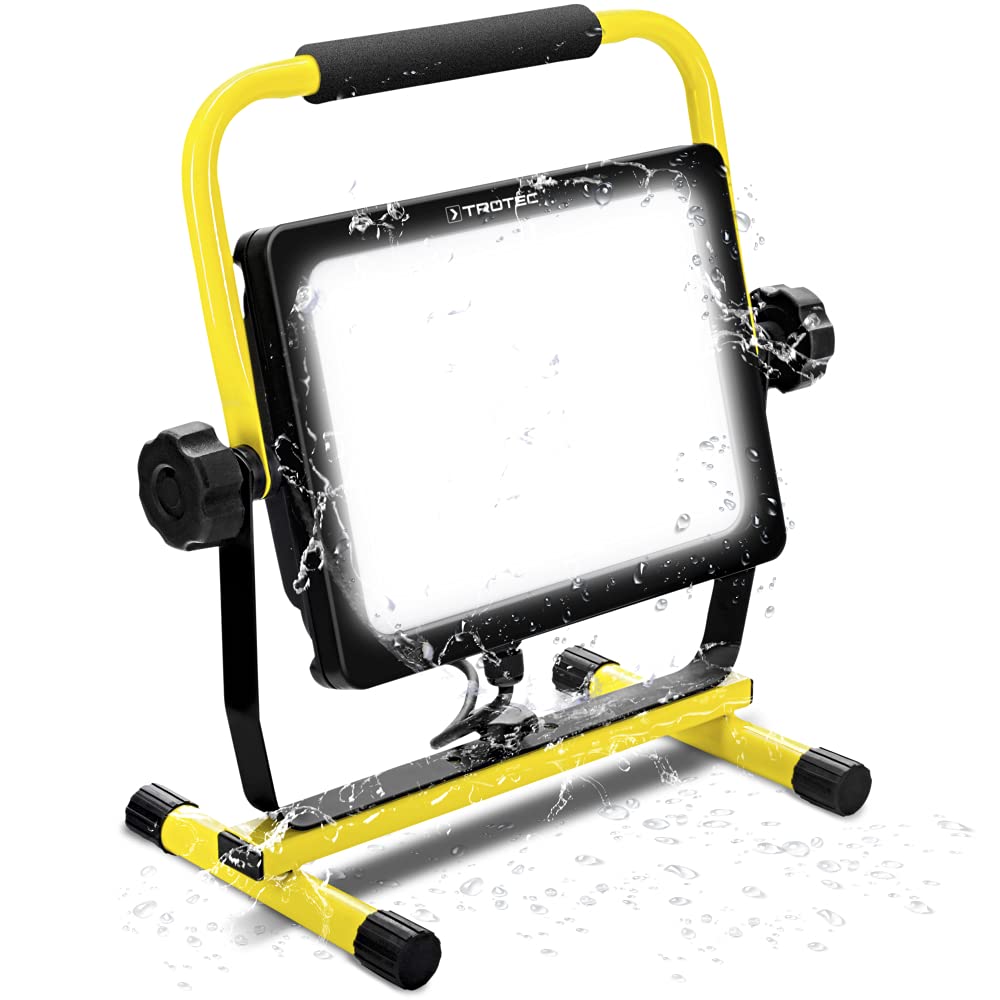 TROTEC 4455000270 PWSL LED Construction Spotlight, Black, PWLS 10-150