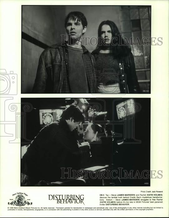 Historic Images -1996 Press Photo James Marsden and Katie Holmes Star in Disturbing Behavior