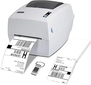 Amazon.com: BESTEASY Impresora de etiquetas de envío, impresora de  etiquetas USPS, impresora térmica de 4 x 6 pulgadas para etiquetas de  envío, fabricante de etiquetas de grado comercial, impresión clara y de