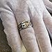 MCS Fashion Jewelry Collection Sterling Silver Good Luck Elephant Ring with 4 Leaf Clover, Horse Shoe, Owl, 7 & Evil Eye