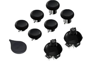 GuliKit 720° Adjustable Tension TMR Magnetic Joystick Replacement Kit, for PS5 DualSense/DualSense Edge Controller, Anti-drift Stick Repair Module with 3 Pairs Thumbstick Caps, Soldering Required