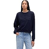 GAP Womens Logo Relaxed Crew