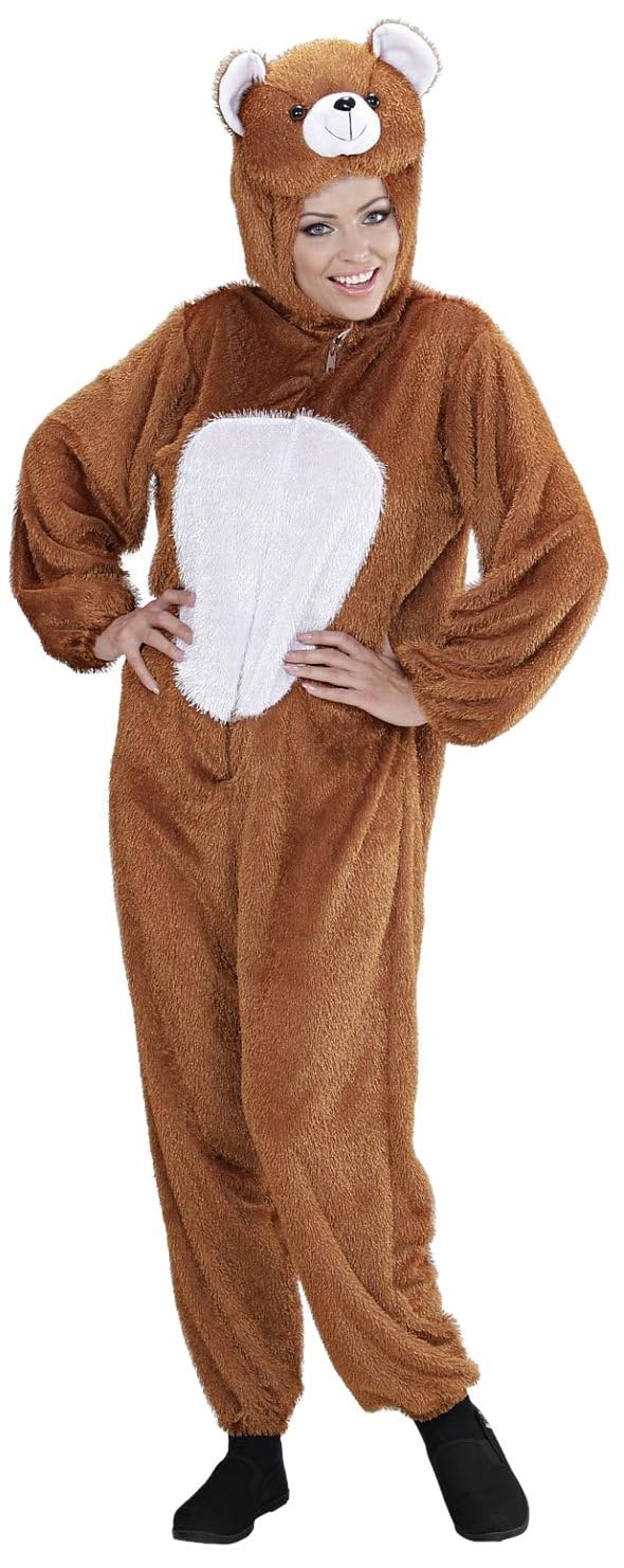 Widmann 9946 A Adult Bear Costume Jumpsuit With Mask