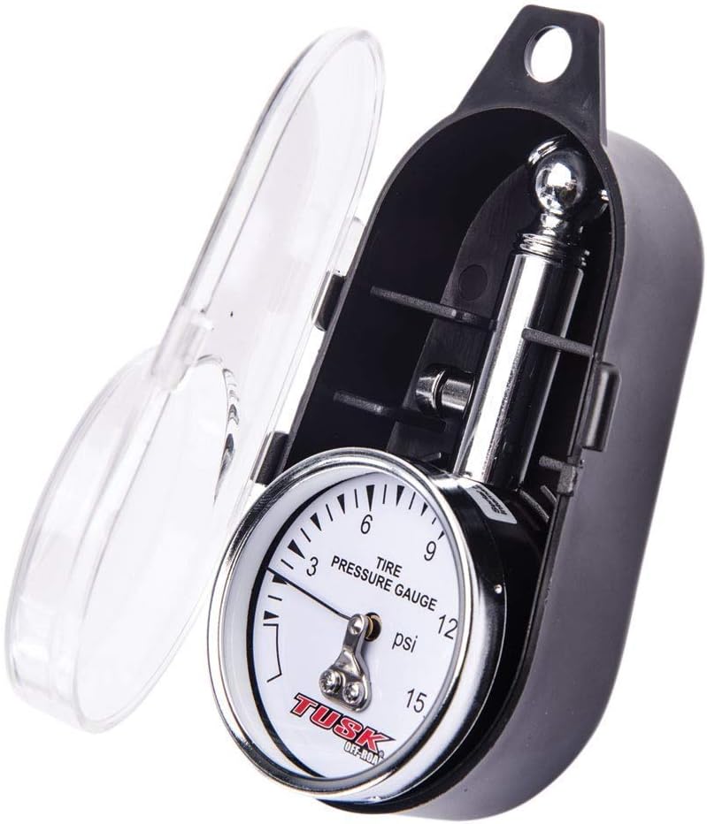 Low pressure tire gauge for atv tires