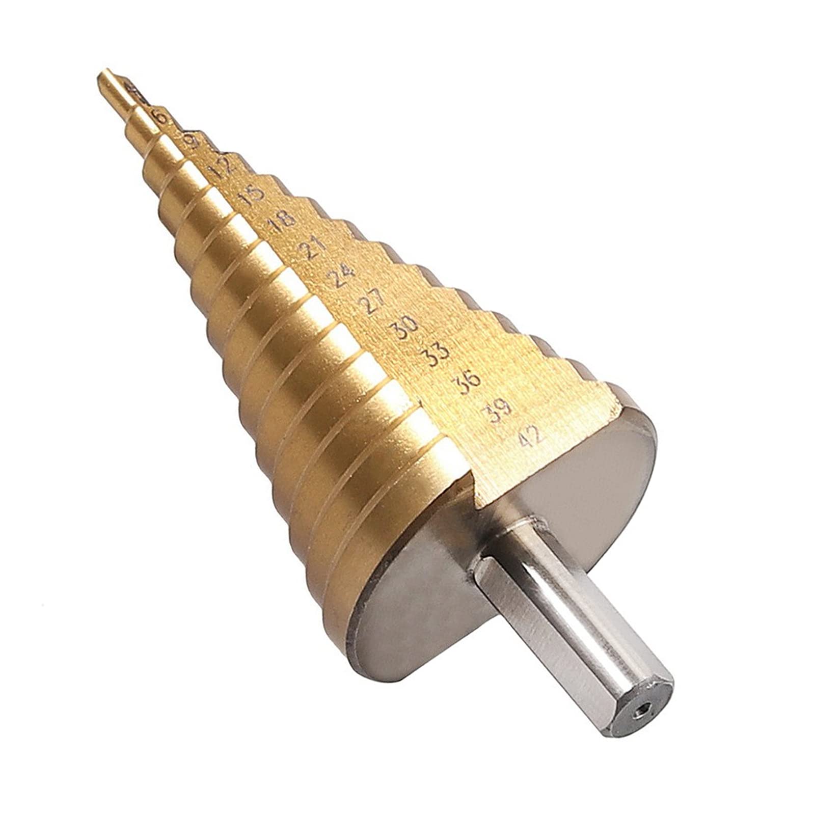 4-42 mm HSS Step Drill Bit for Soft Metal Wood Plastics Drill Attachment Cone Drill Cutter Multi-Stage Drill