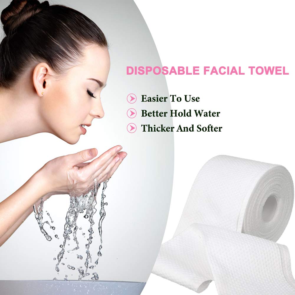 Cotton Face Towel, Cotton Dry Wipes for Your Facial Towels, Makeup Remover Cloth, Facial Cleansing Wipes, Dry Baby Wipes, Thick and Soft Natural Premium Cotton Material for All Skin Types.: Beauty