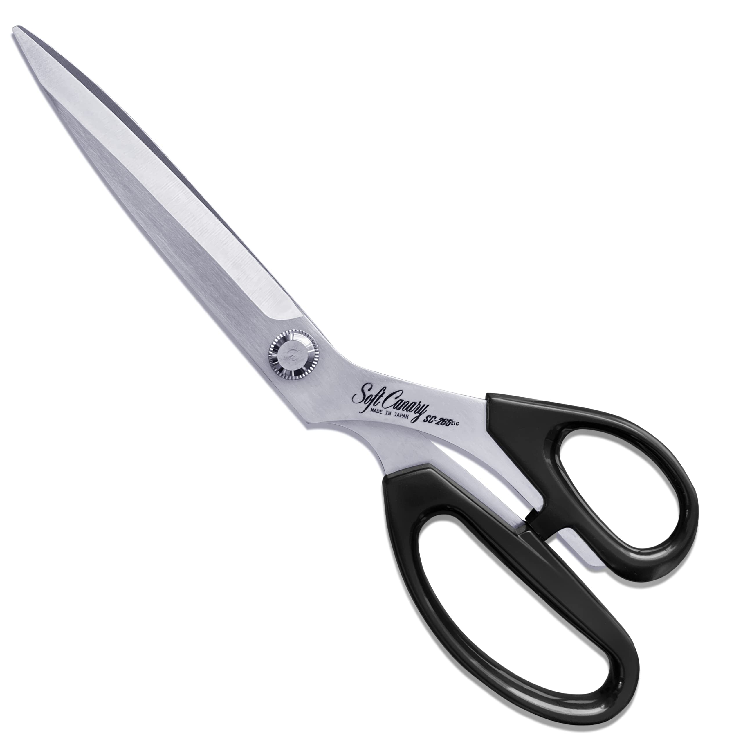 CANARY Japanese Fabric Scissors Japanese Stainless Steel 10.5 Inch, Professional Sewing Scissors, Heavy Duty Pro Fabric Shears, Made in Japan, Silver (SC-265) — image 1