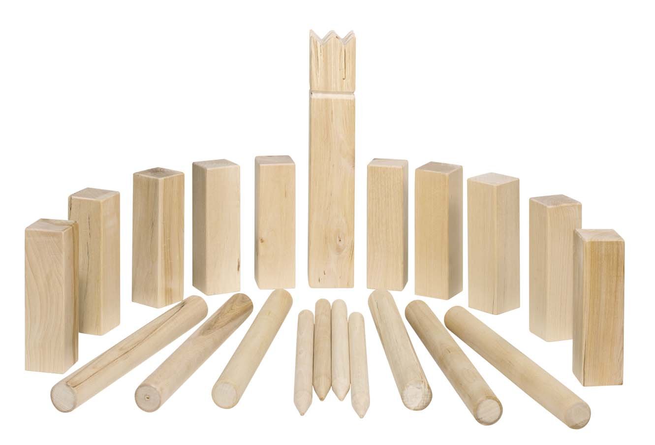 GoKi Wooden Kubb Viking Chess