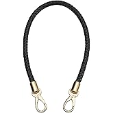 uxcell Leather Purse Strap, PU Braided Purse Replacement Handle for Women's Handbag Underarm Bag Tote