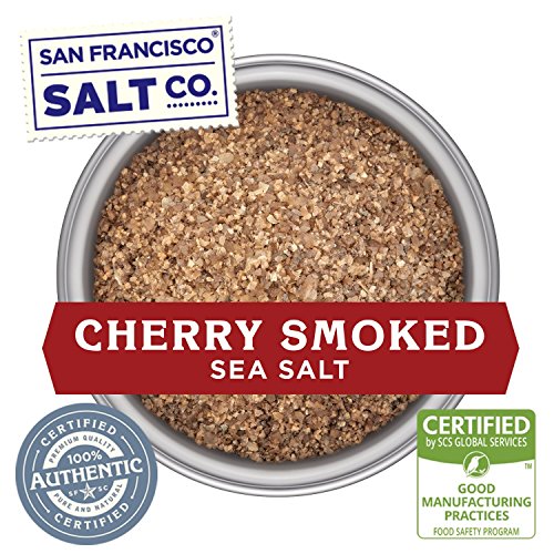 4 Oz Glass Shaker - Cherrywood Smoked Sea Salt