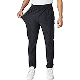 Ultra Performance Men's Athletic Jogger Pants – Stretch Nylon Gym Pants, Active Workout Joggers with Pockets for Men