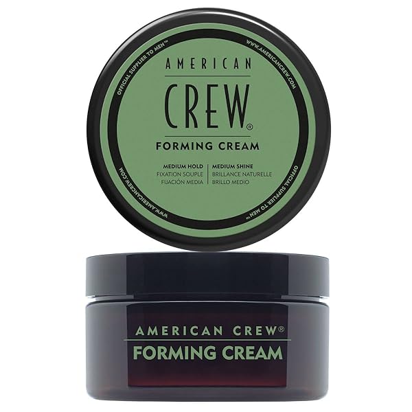 AMERICAN CREW MEN’S HAIR FORMING CREAM (OLD VERSION), LIKE HAIR GEL WITH MEDIUM HOLD & MEDIUM SHINE, 3 OZ (PACK OF 1)