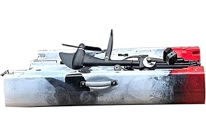 REEL YAKS Raider Middle Section Black White Red