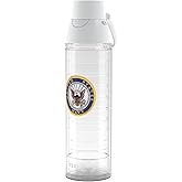 Tervis Venture Lite Navy Logo Made in USA Double Walled Insulated Tumbler Travel Cup Keeps Drinks Cold & Hot, 24oz Water Bottle, Classic