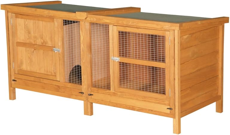 5ft double rabbit hutch