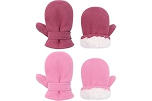 Sarfel Baby Mittens Toddler Gloves Kids Winter Gloves Baby Girl Boy Winter Mittens Infant Mittens 2 Pair Pack