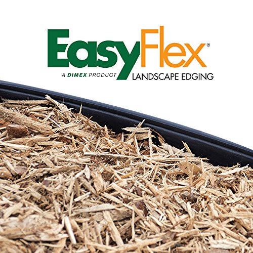 EasyFlex Poundin Landscape Edging with Anchoring Stakes, 4.5 in
