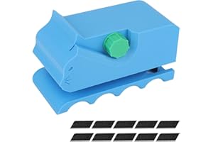 BOXOB Cutter for Cat Scratchers, Cardboard Cutting Machine with Blade 3D Printed Kitten Shaped Handheld DIY Cardboard Box Str