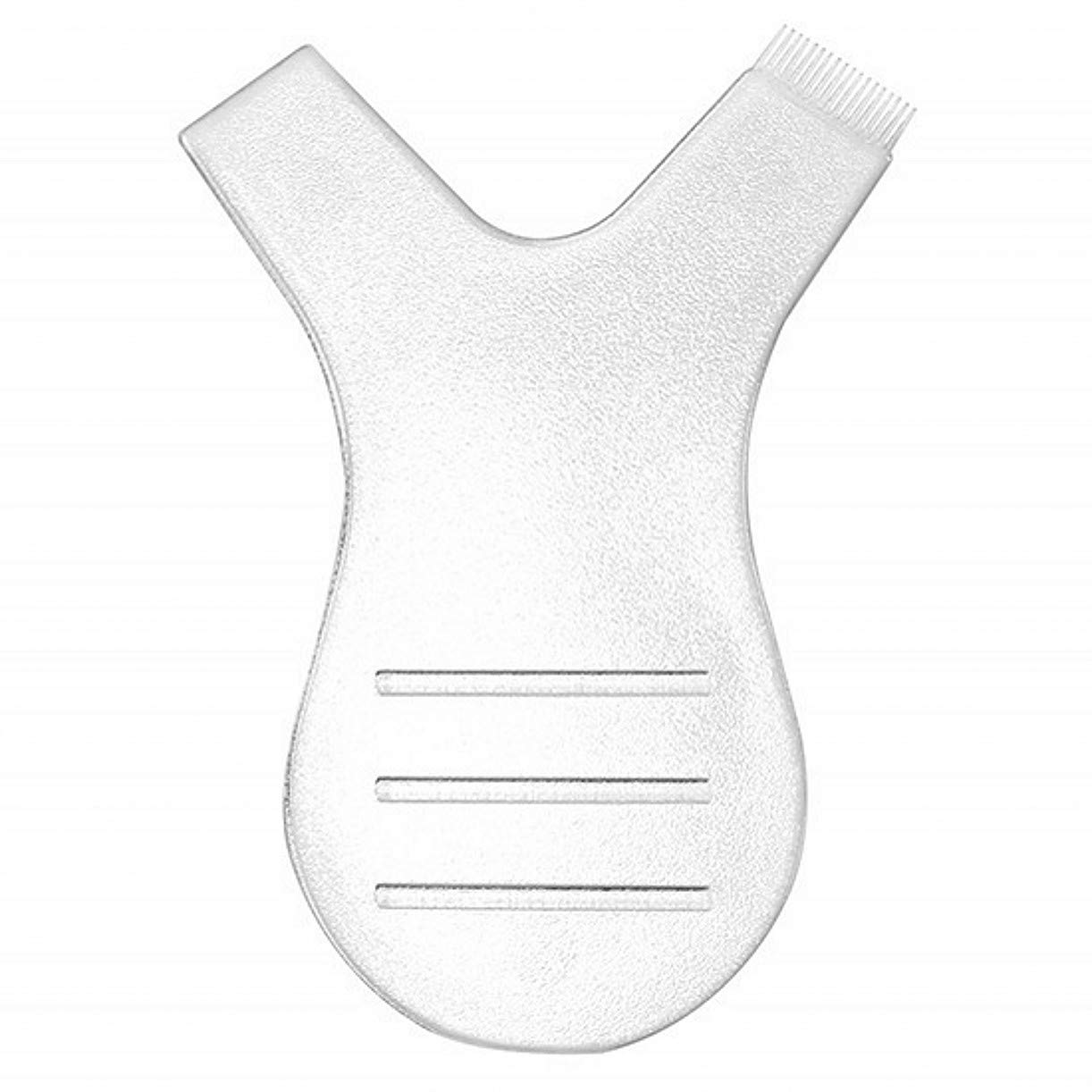 JZK 40 x Plastic transparent Y comb for lash lift, Y shape comb for brow lamination, tool for brow lamination/eye lash lifting, eyelash lift brush, eye lash lift kit tool