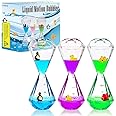 Calming Sensory Toys for Kids with Autism ADHD Anxiety or Special Needs-3 Pack Liquid Motion Bubbler Timers (Style #2)