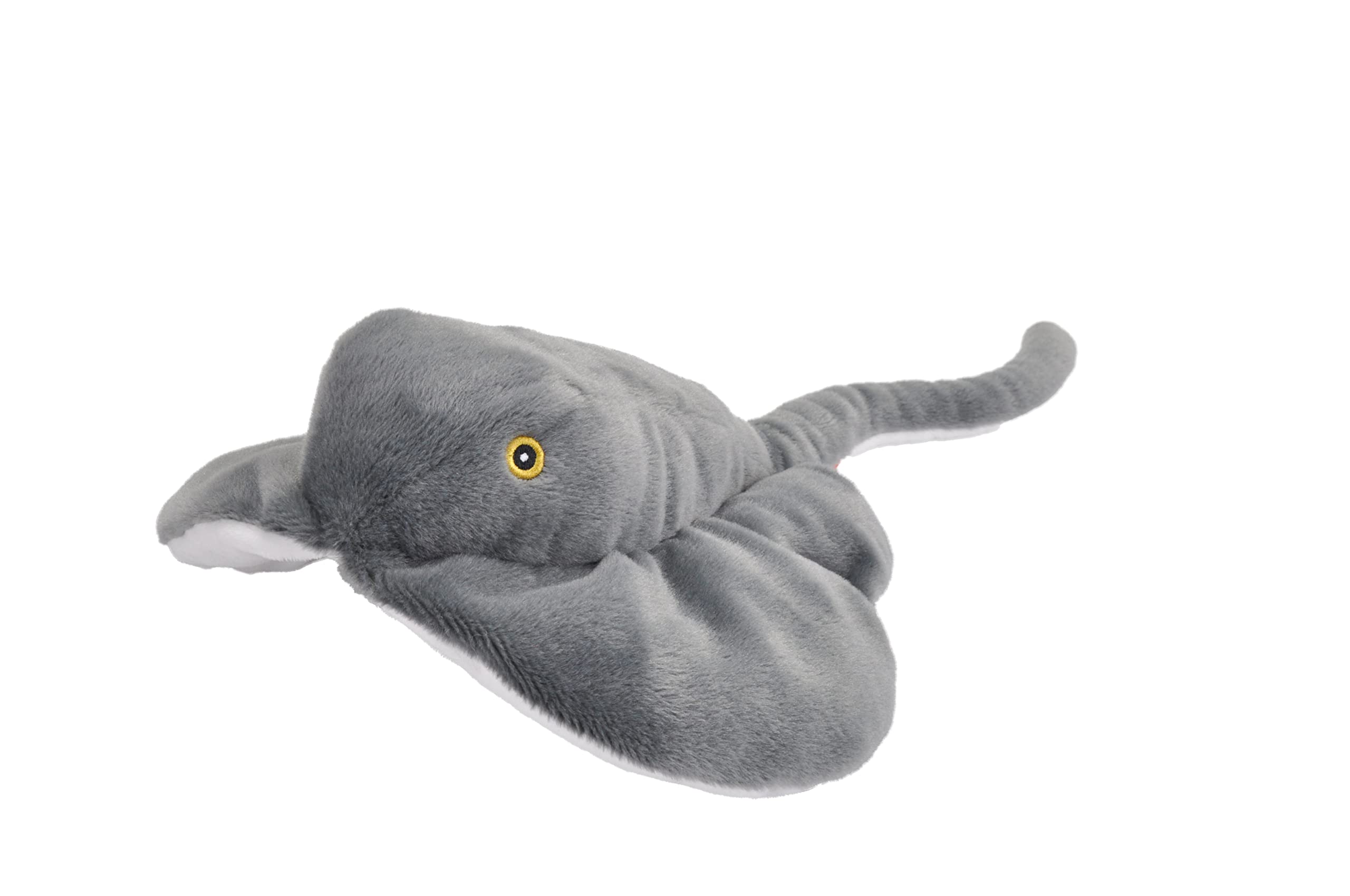 Wild Republic Ecokins Stingray, Stuffed Animal, 12 inches, Gift for Kids, Plush Toy, Made from Spun Recycled Water Bottles, Eco Friendly, Child’s Room Décor