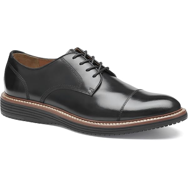 Amazon.com | Johnston & Murphy Ronan Plain Toe Black 8 M (D  display picture 3