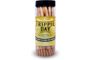 Trippie Day Single Size Dogwalker Pre Rolled Cones | 75 Pack | Classic Pre Rolled papers with tips | Includes Packing Sticks 