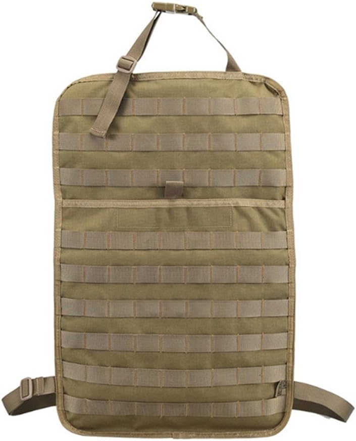OAREA Tactical MOLLE Car Seat Back Organizer With Bottle/Flashlight/Recycle Pouch Car Seat Back Organizer Seat Cover Protector Universal Fit Multicolor - Image 3