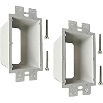Smart Fill Spacers 1/4 In. 1-Gang Outlet Box Spacer Extender (5-Pack