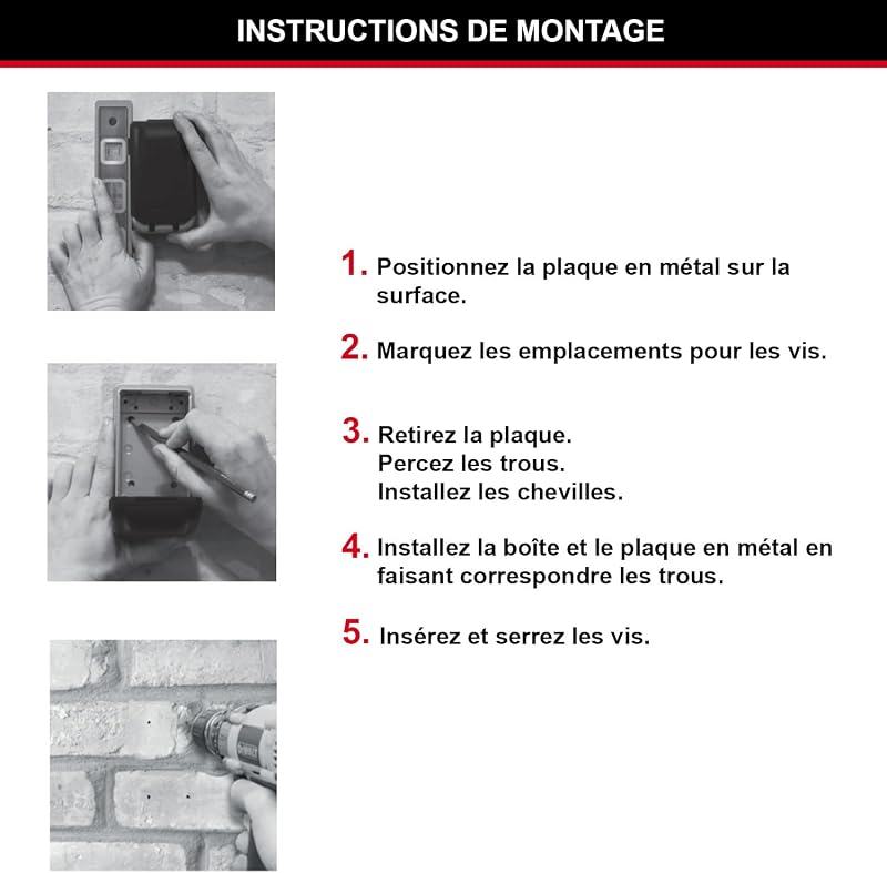 Boite à clés sécurisée rétroéclairée [Medium] [Fixation murale] - 5425EURD - Select Access Partagez vos clés en toute sécurité
