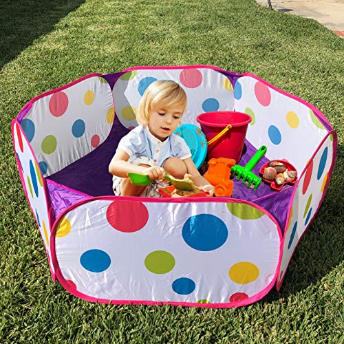 Aeroway X-Large Purple Kids Ball Pit Toddler Ball Playpen Baby Play Pit with Zippered Storage Bag Ideal for Toddlers Pets Indoor Outdoor Play (Balls Not Included)