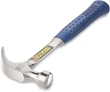 Estwing 16oz Claw Hammer Smooth Face Curved Claw Cushion Grip Blue USA view 2