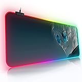 Uminino RGB Anime Mouse Mat Pad LED Large Gaming