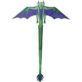 In the Breeze 3399 &mdash; 90-inch Dragon Kite &mdash; Large, Easy-Flying Kite with Line and Bag Included