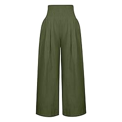 Capri Leggings for Women Women High Waisted Wide