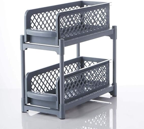 Organizador extraíble de cocina de varias capas, estante de acabado