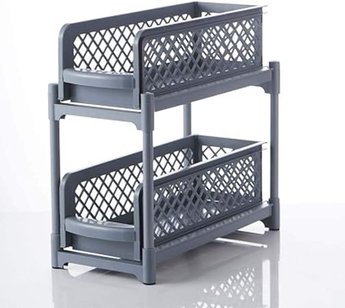 Organizador extraíble de cocina de varias capas, estante de acabado