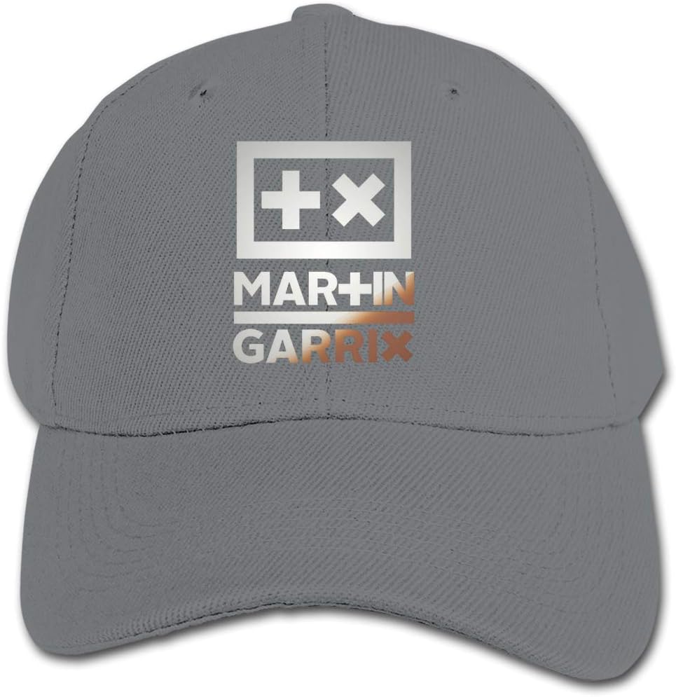 Martin Garrix Logo Adjustable Hiphop Unisex Boy's Girl's Baseball Cap Comfortable Summer Black