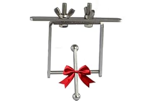 BUSY BIRD Stainless Steel Spinner Bird Toy with Traveling Spinner | Durable Puzzle Enrichment Toy | Spinner Toy for Medium to Large Birds Like Cockatoos, Parrots, Macaws, Parakeets | Bird Cage Accessories