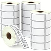 BETCKEY - Compatible DYMO 30336 (1" x 2-1/8") Rerurn Address Labels - Compatible with DYMO Labelwriter 450, 4XL, NOT Fit 550 & 5XL [16 Rolls/8000 Labels]