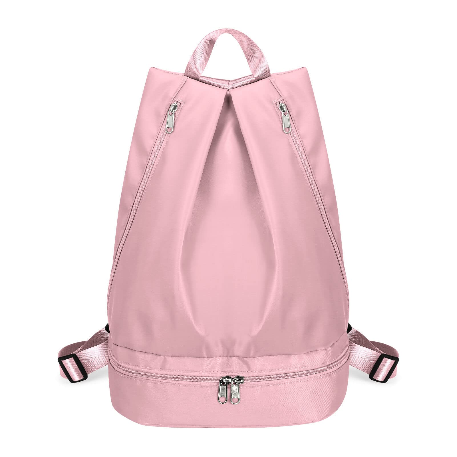 HUA ANGEL Sports Backpack Women Waterproof Gym Bag with Shoes Compartment and Wet Pocket Ultralight Boys Girls Rucksack for Sports Travel Beach Swimming Yoga