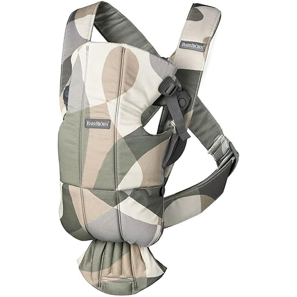 Amazon.com: Baby Carrier Mini, Woven, Beige/Dark Gray Print