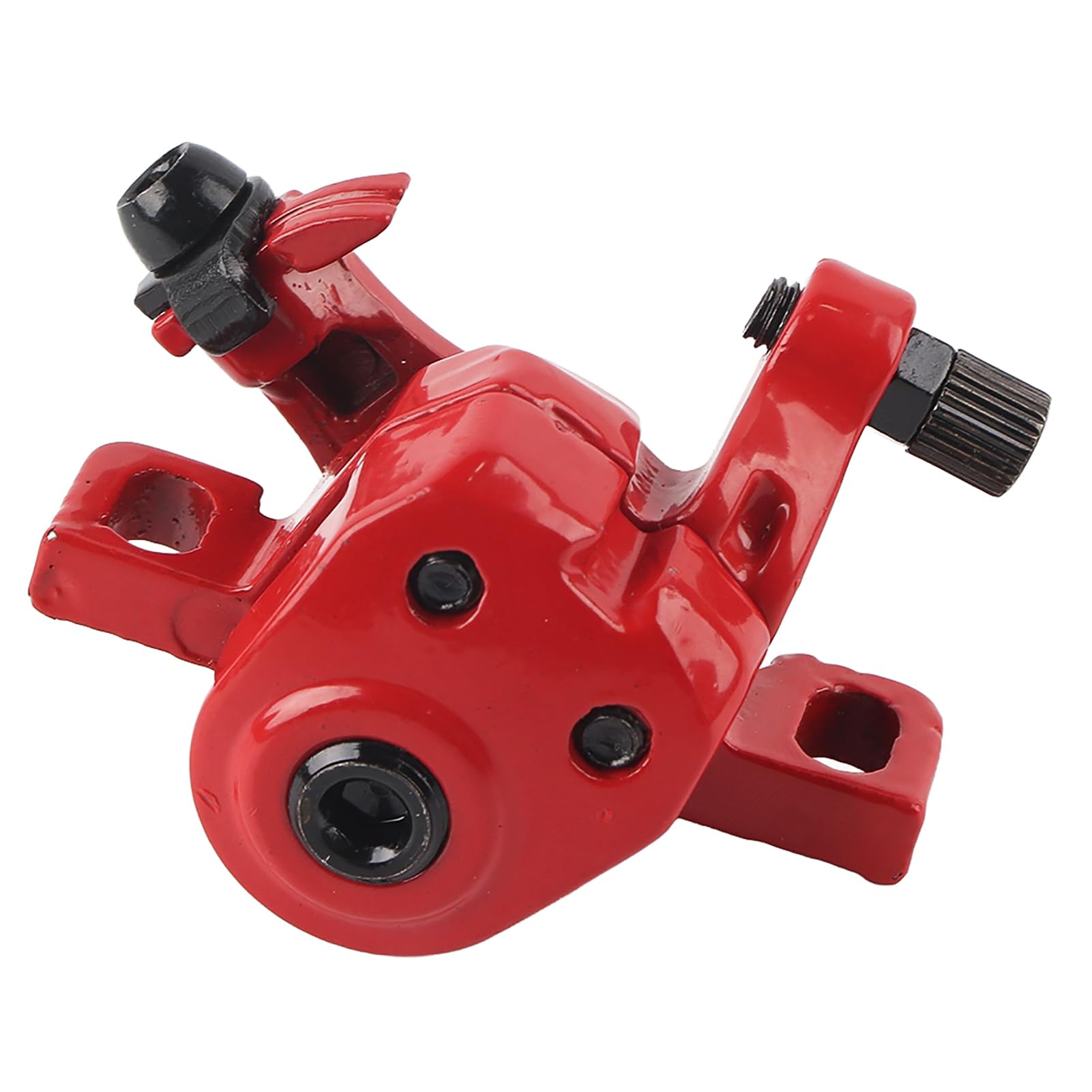 VGEBY Electric Scooter Disc Brake, Rear Disc Brake Caliper Metal Compact Rear Wheel Disc Brake Equipment Compatible for Xiao mi 365 Electric Scooterc(Red) Electric Scooter Electric Car Scooter