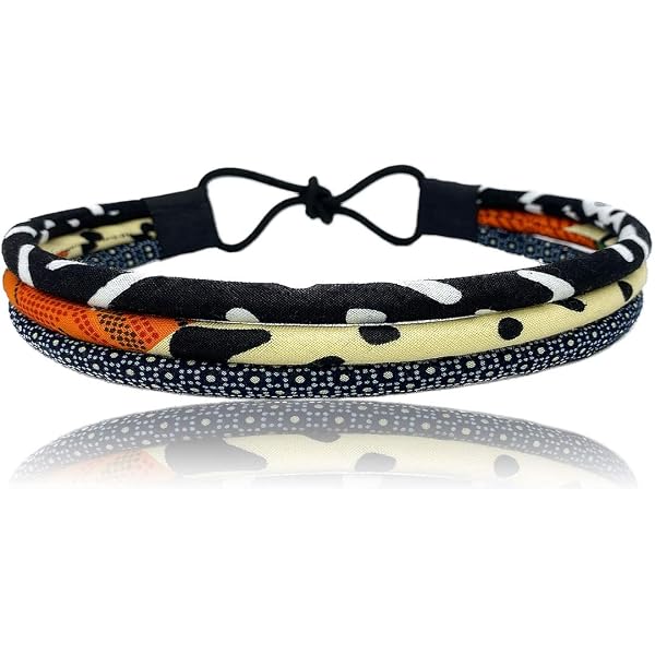 Amazon.com: Cloth & Cord African Print Headband | Blue and  display picture 2