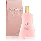 Instituto Español, Aire de Sevilla Cologne Rose Eau de Toilette for Women, Sensuous and Elegant Floral Fragrance, Spray, 150 ml /5.1 fl oz, Made in Spain