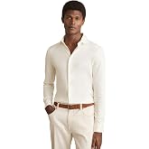 Reiss Mens' Duke LS Airwater Finish Cotton Jersey Shirt