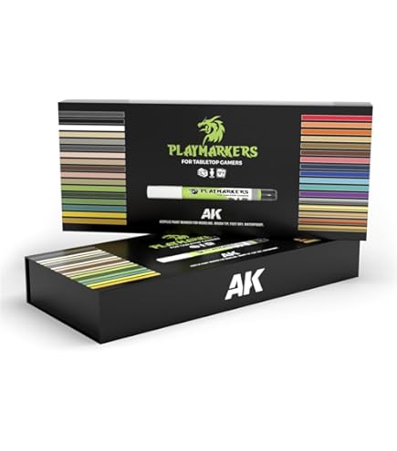 Amazon.com: Ak Interactive - Special Box 34 Real Colors Markers