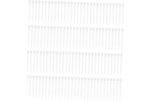 VILLFUL 5ml Laboratory Pipette Tips 300pcs Plastic Pipette Pipettor Tips Safe Liquid Transfer