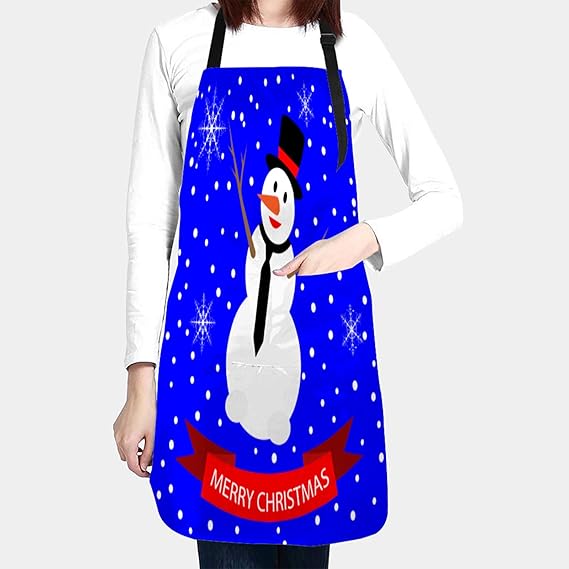 Amazon Co Jp エプロンベクトルイラストクリスマスグリーティングカード陽気な女性用 子供 おしゃれポケットエプロン保育士 防水 耐油 料理 食事 家庭用 業務用 作業用 カフェ 園芸 Diy 男女兼用 服 ファッション小物