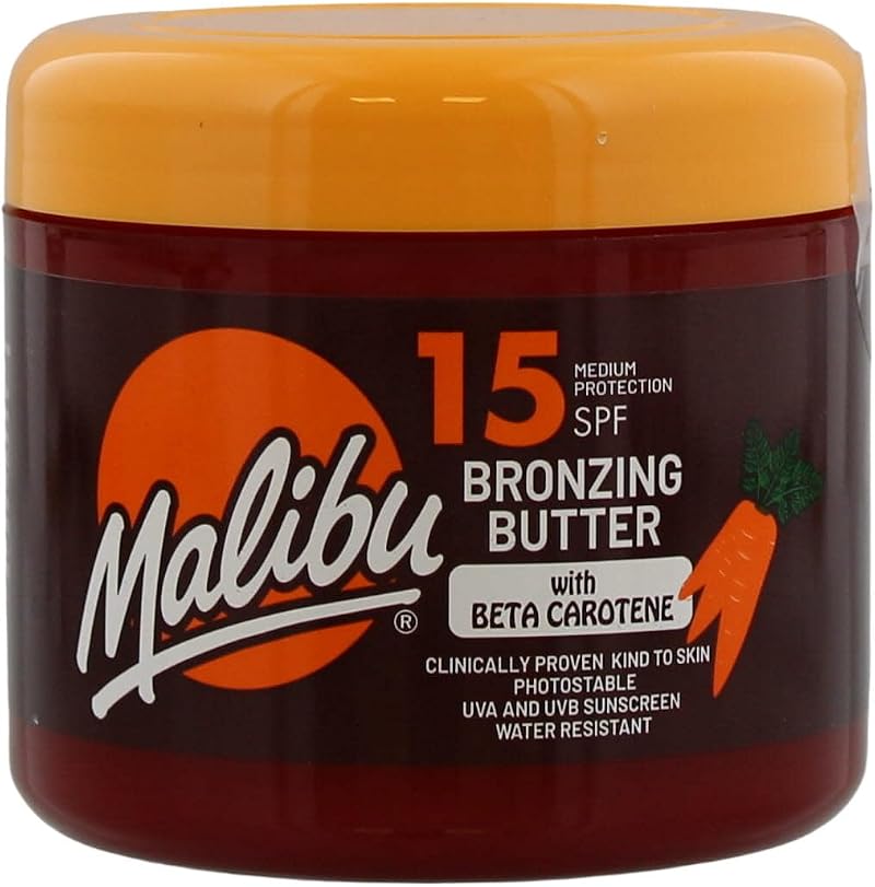 Malibu Sun SPF 2 Bronzing Body Butter with Beta Carotene 300ml Tropical